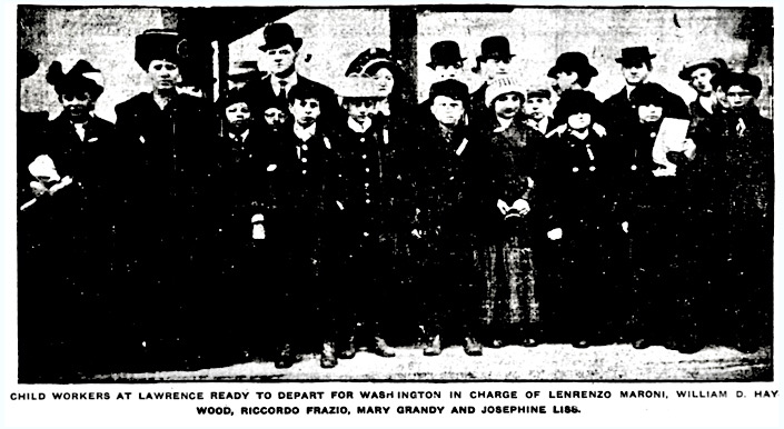 Lawrence Children to WDC, Bst Eve Glb p1, Mar 1, 1912