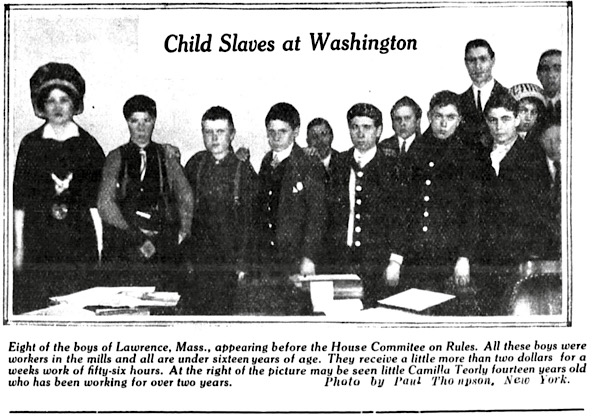 Lawrence Child Strikers at WDC, Cmg Ntn p16, Mar 23, 1912