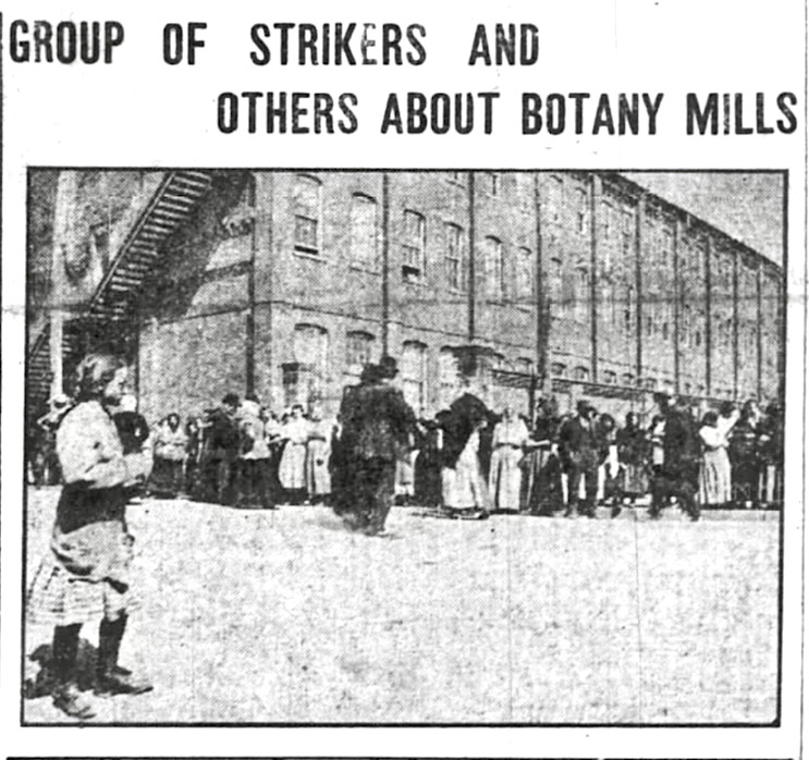Strikers at Botany Mills, Passaic Dly Ns p1, Apr 6, 1912