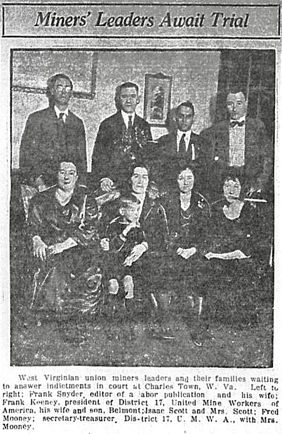 Keeney Mooney Snyder Scott n Wives, WVgn p11, Apr 28, 1922
