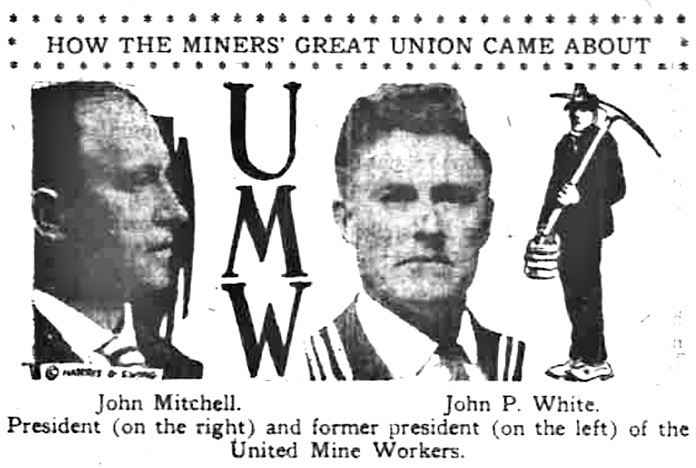 UMW White n Mitchell, Day Bk p19, Mar 26, 1912