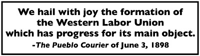 WLU for Progress, Pueblo Courier, June 3, 1898