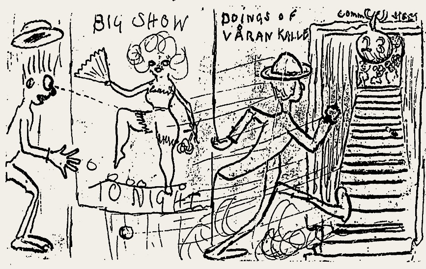 Big Show Tonight from Joe Hill at Coalinga to Rudberg at Sailors Rest San Pedro,  Jan 24, 1911