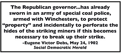 quote EVD re PA Great Anthracite Strike Cossacks, SDH p1, May 4, 1902
