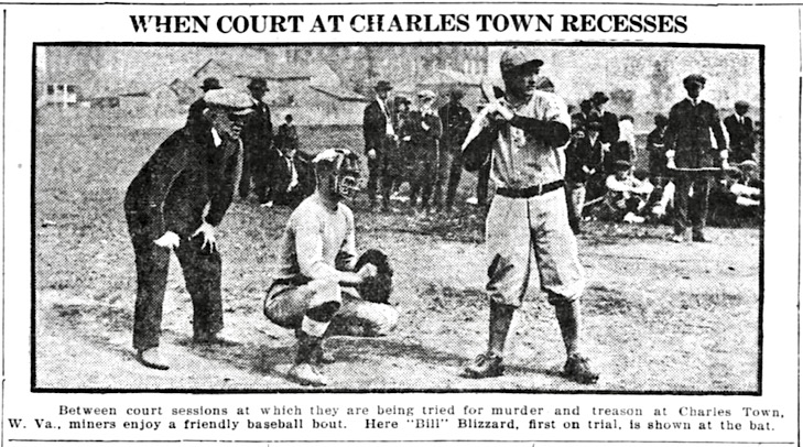 WV Miners Trials, Blizzard at Bat, Sheboygan WI Prs p1, May 4, 1922
