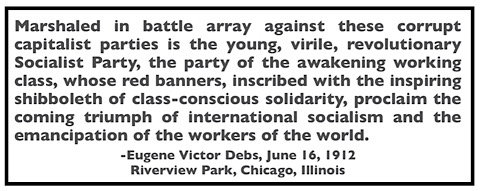 Quote EVD, SPA Campaign Opens, Riverview Park, Chicago, June 16, 1912