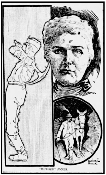 Mother Jones, Coal Miners, Cnc Pst p6, July 23, 1902