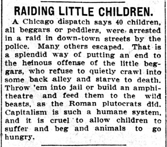 HdLn Raiding Little Children, Lbr Wld p1, Aug 16, 1902