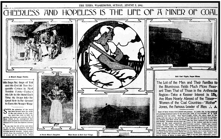 Miners Life, Mother Jones Leader, WDC TX p34, Aug 3, 1902