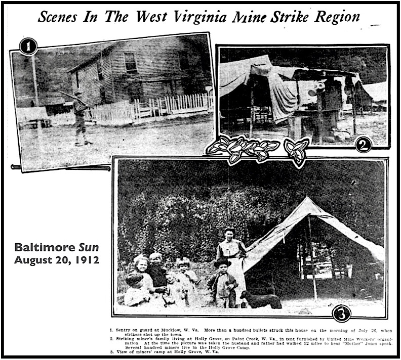 WV Strike Scenes, Blt Sun p2, Aug 20, 1912