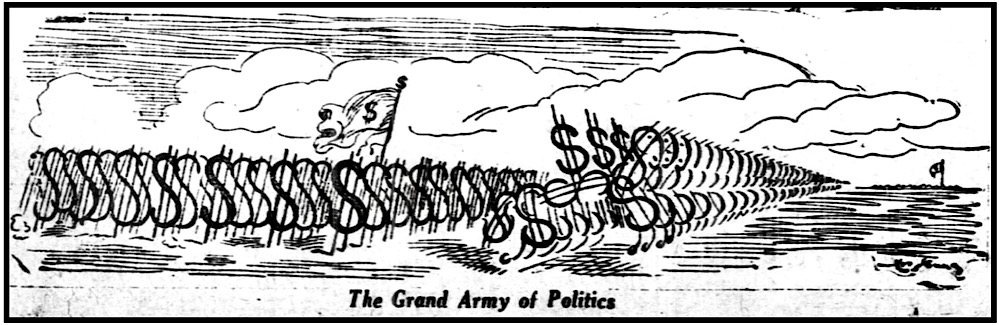 Army of Politics by Art Young, AtR p1, Oct 28, 1922