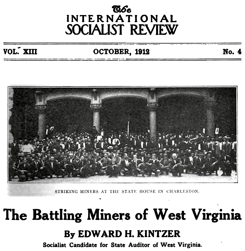 HdLn WV Miners,ISR p295, Oct 1912