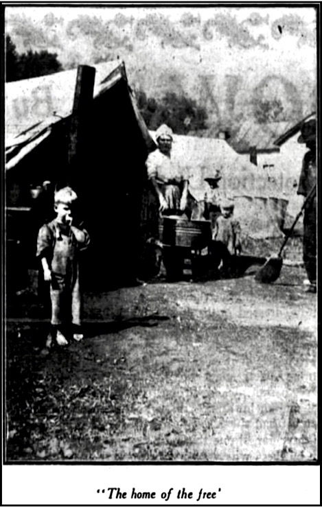 WV Mine War, Boy in Tent Colony, Cmg Ntn p7, Oct 12, 1912