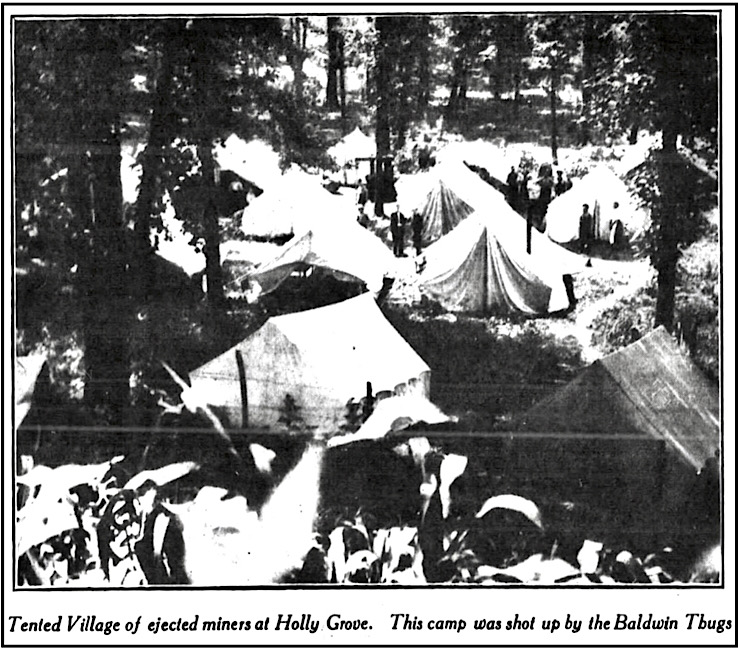 WV Mine War, Holly Grove Tent Colony, Cmg Ntn p6, Oct 12, 1912