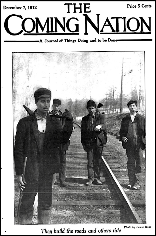 Railroad Workers by Lewis Hine, Cmg Ntn Cv, Dec 7, 1912