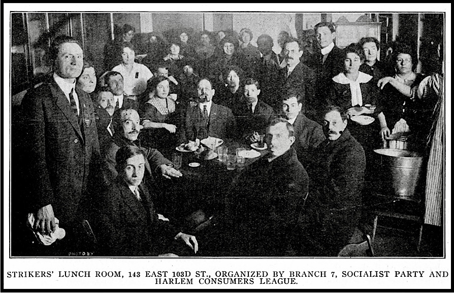 NYC Garment Workers Strikers Lunch Room, ISR p651, Mar 1913