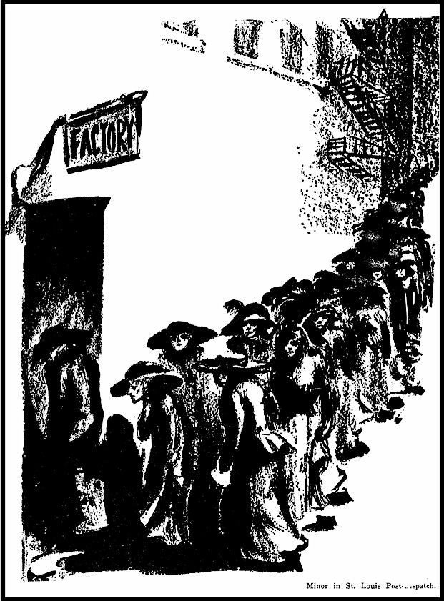 CRTN, Women Factory Workers Want Vote by Robert Minor, ISR p587, Feb 1913