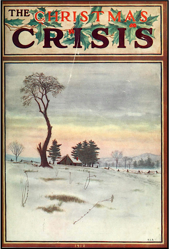 Christmas Day Scene by Richard L Brown, Crisis Cv, Dec 1912