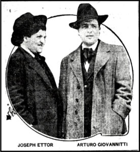 Ettor n Giovannitti, Newark Eve Str p1, Nov 25, 1912