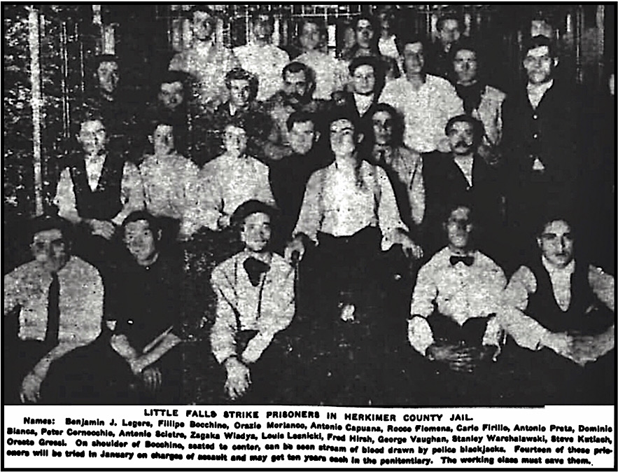 Little Falls Strike Prisoners, IW p1, Jan 9, 1913