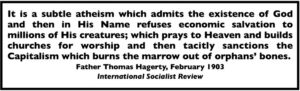 Quote Father Hagerty, ISR p452, Feb 1903
