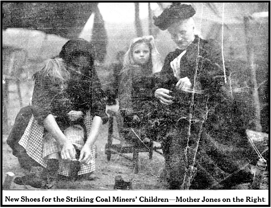 Mother Jones Shoes for WV Strikers Children, ISR Cv, Mar 1913