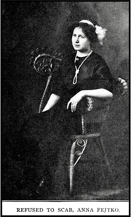 Akron Striker Annie Fejtko, ISR p719, Apr 1913