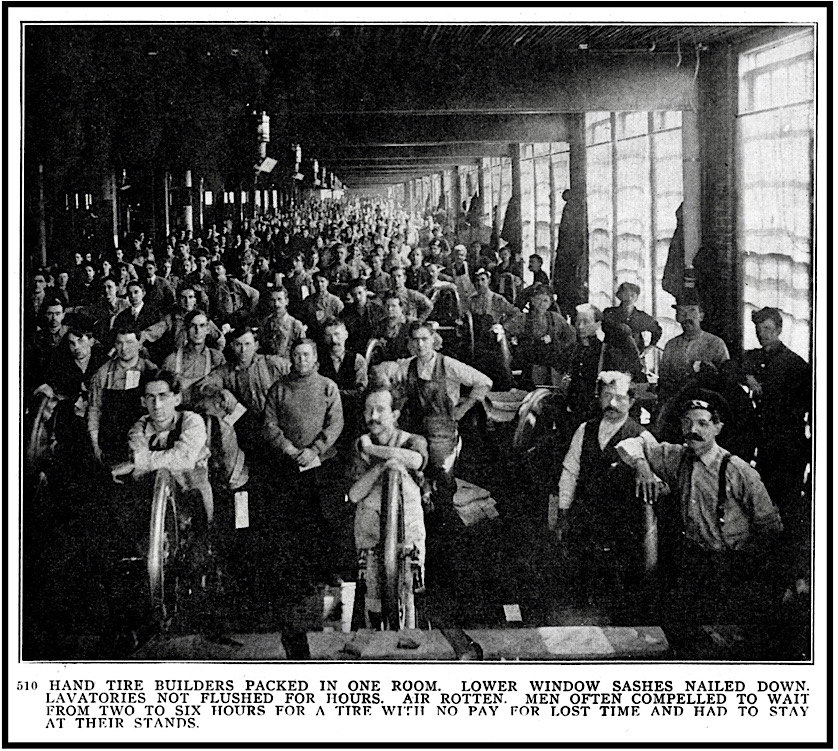 Akron Rubber Workers Packed in One Room, ISR p716, Apr 1913