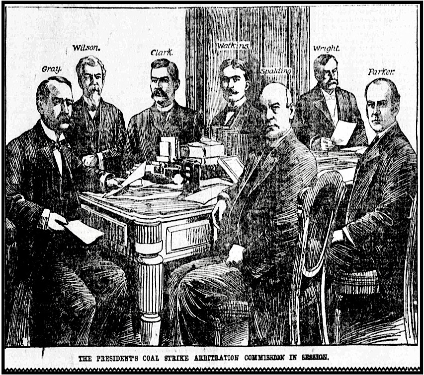 Anthracite Coal Commission, Deseret Eve Ns p1, Oct 27, 1902