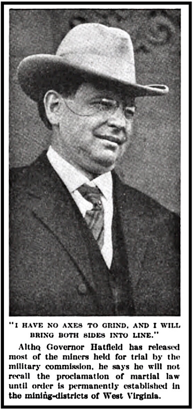 WV Gov Hatfield, Lt Dg p757, Apr 5, 1913