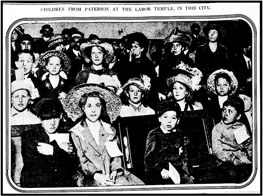 Paterson Strike Children NYC, NY TB p14, May 12, 1913