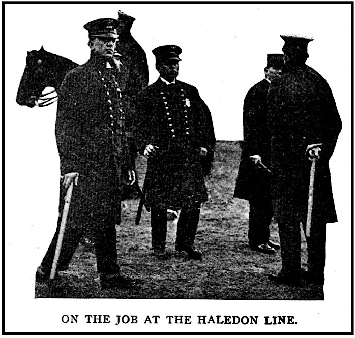 Paterson Police at Haledon Line, ISR p789, May 1913
