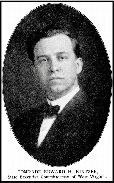 Edward H Kintzer of WV SP, ISR 886, June 1913