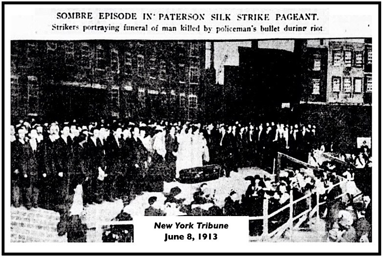 Scene from Paterson Pageant WNF, NY Tb p4, June 8, 1913