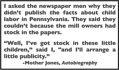 Mother Jones Stock in These Little Children, Quote, AB Chp 10