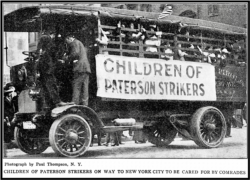 Paterson Children in Wagon, ISR p847, June 1913