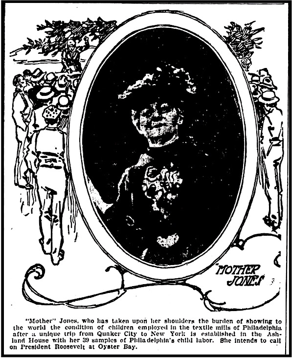 Mother Jones March of the Mill Children, Scranton PA Rpb p1, July 28, 1903