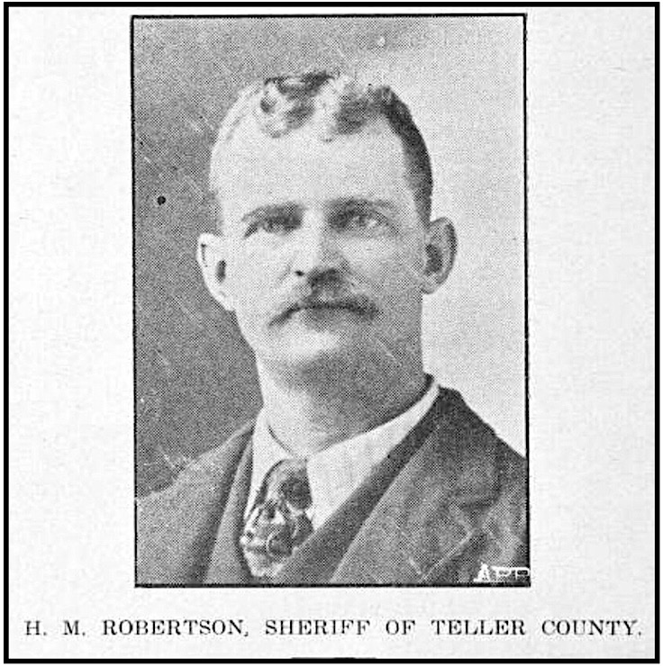 H. M. Robertson, Sheriff of Teller County, EFL 98, 1904