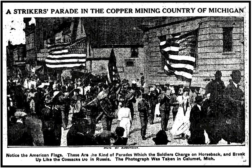 MI Copper Strike The Flag, Dy Bk p5, Sept 16, 1913