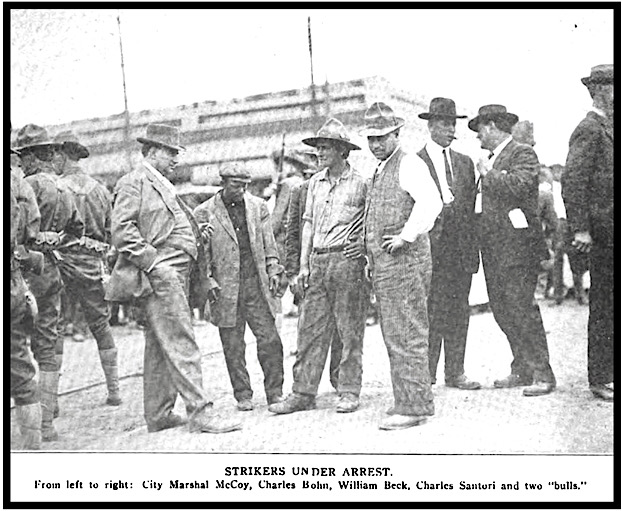Wheatland Hop Pickers, Strikers Under Arrest, ISR p212, Oct 1913