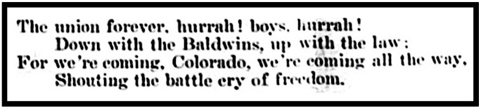 Quote Coming Colorado Strike Song, Dnv ULB p1, Sept 27, 1913