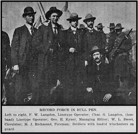 Victor Daily Record Staff in Bull Pen, EFL p153, 1904