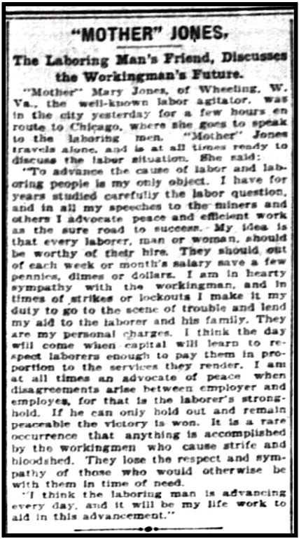 Mother Jones on Workingman, Cnc Eq p16, Oct 17, 1903