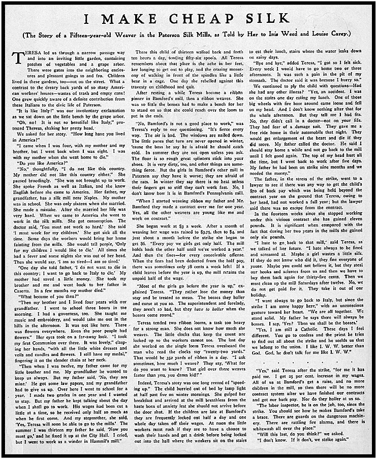Paterson Story of Theresa, Age 15, by Inis Weed and Louise Carey, Masses p7, Nov 1913