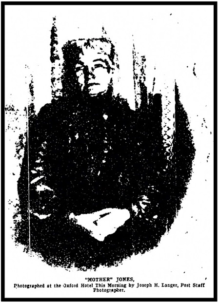 Mother Jones, Dnv Pst p1, Nov 13, 1903