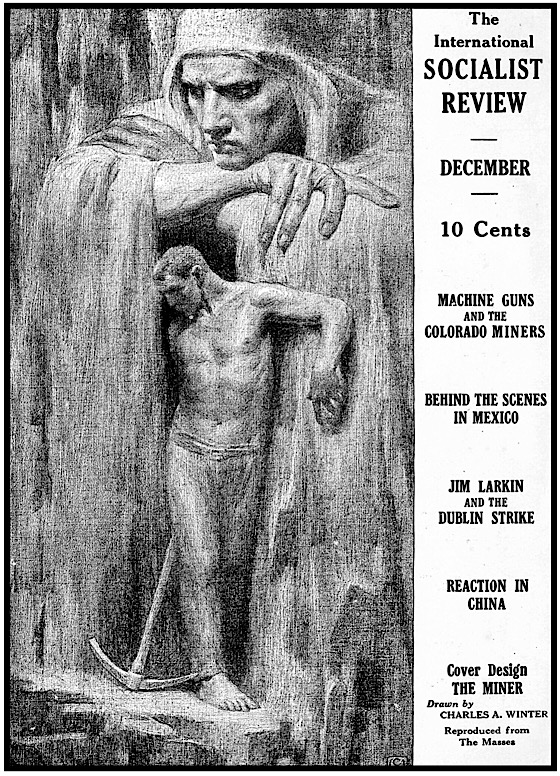 Drawing The Miner by Charles A Winter, ISR Cv, Dec 1913