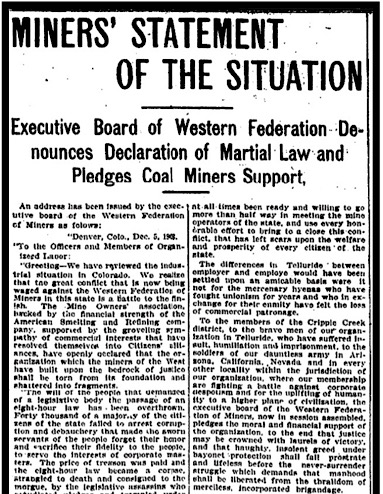 WFM Ex Brd Statement re Colorado Miners Strikes, DP p5, Dec 5, 1903