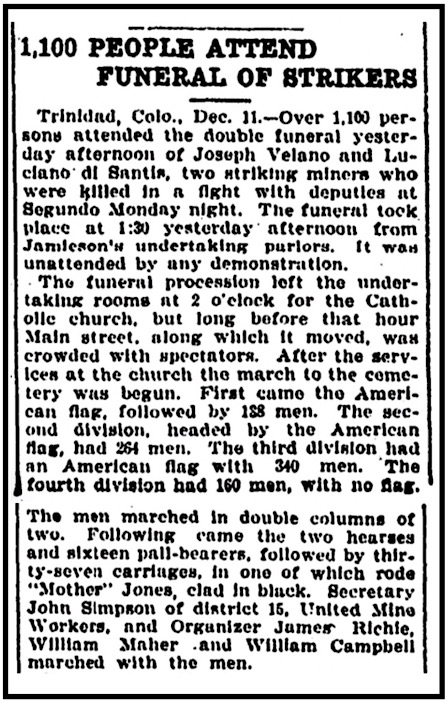 Funeral for De Santos and Vilano, DP p6, Dec 11, 1903
