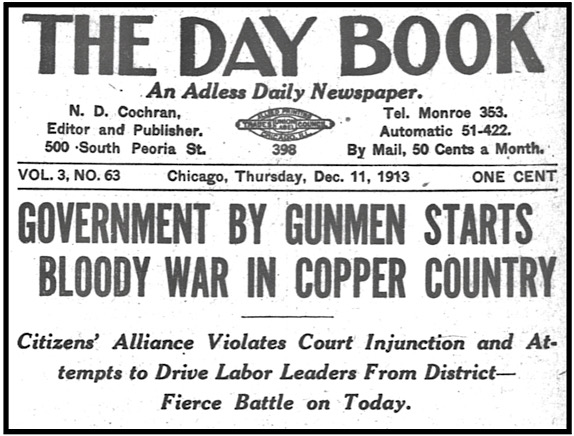 MI Government by Gunthug, Bloody War, Day Book p1, Dec 11, 1913