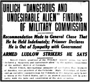 Dangerous Uhlich Trinidad CO Jail, TCN p1, Dec 3, 1913